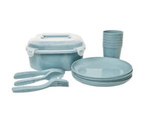 ערכת כלי אוכל רב פעמית ל-6 אנשים דגם גלבוע